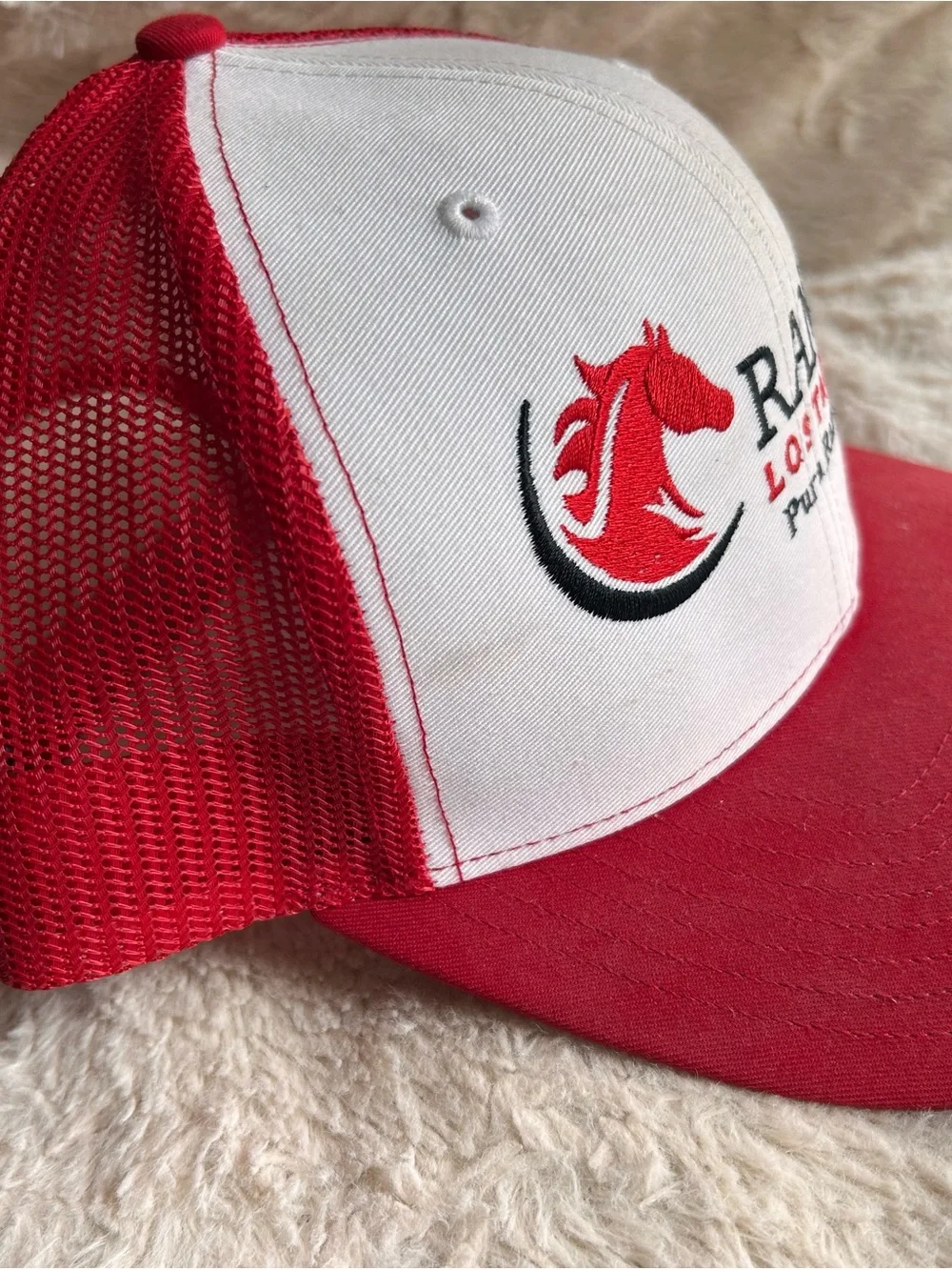 Red & White Trucker Hat